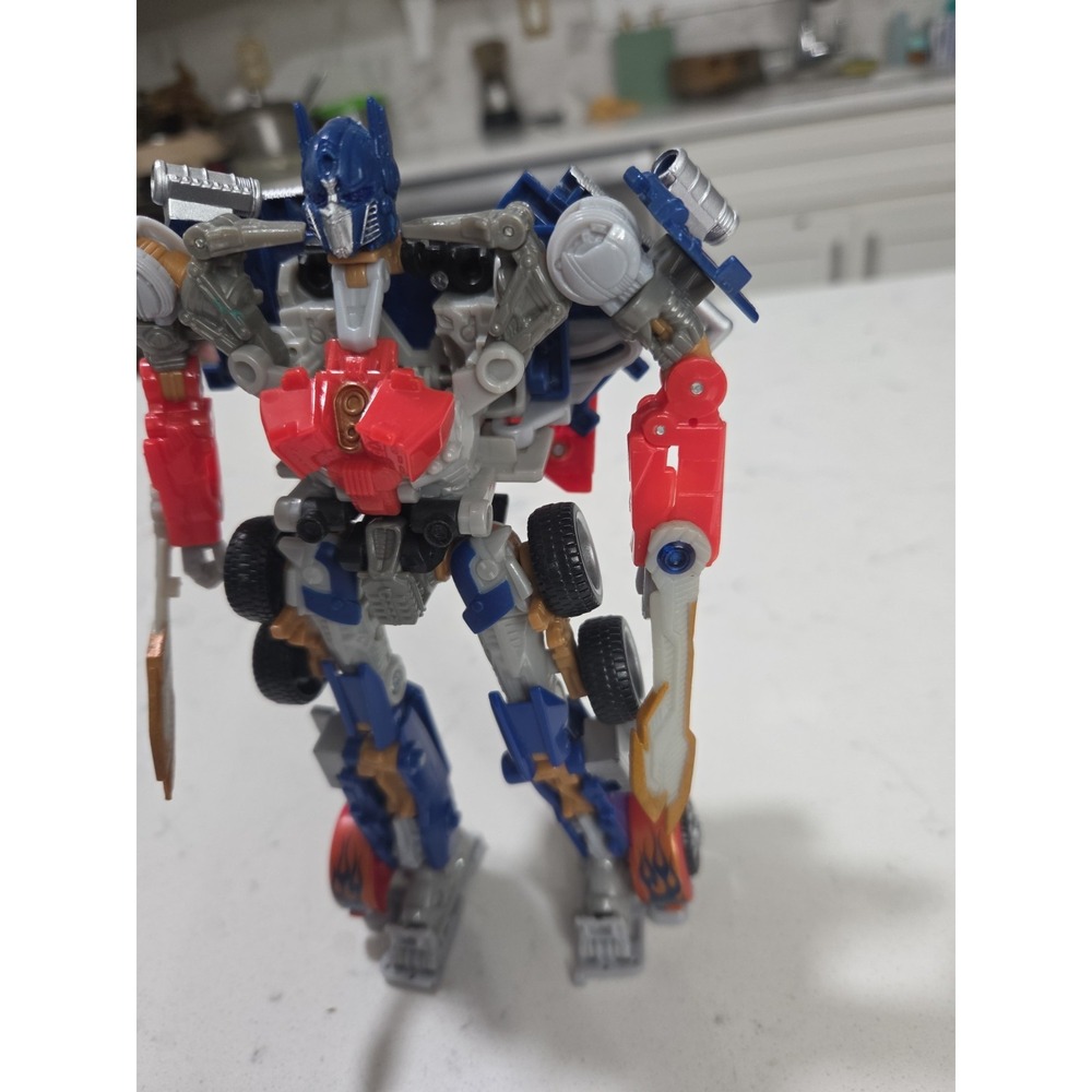 TRANSFORMERS OPTIMUS PRIME ROTF LEADER CLASS 2009 ACTION FIGURE RARE - Picture 5 of 8